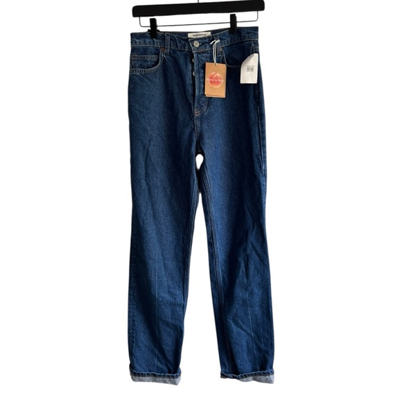 Reformation Indigo Straight Leg Jeans - Picture 4 of 9